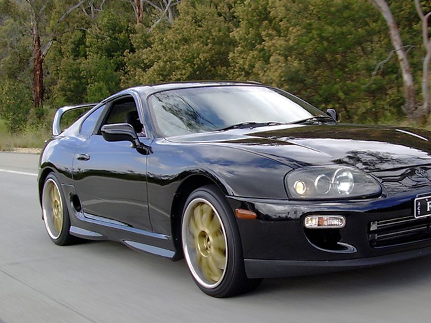 Image of SK-Import Voor Zijwindscherm Plak 2-Deurs Smoke Kunststof Toyota Supra