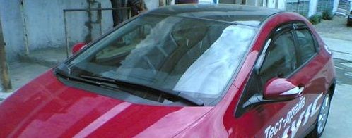 Image of SK-Import Voor en Achter Zijwindscherm Plak 5-Deurs Smoke Kunststof Honda Civic