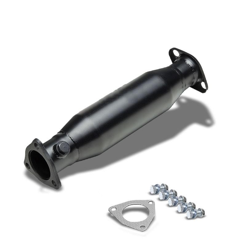Image of SK-Import Gedempte Decat Zwart 60.5mm Roestvrij Staal Honda Civic,Del Sol