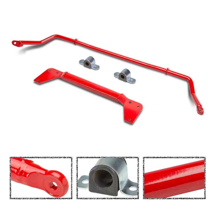 Image of SK-Import Achter Brace + Swaybar Kit Rood 26mm Staal Honda Civic