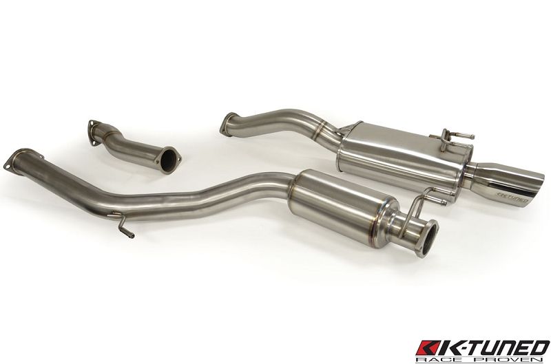 Image of K-Tuned Cat-back Uitlaatsysteem 76mm Roestvrij Staal Honda Civic