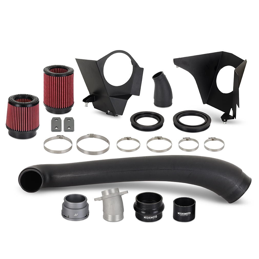 Image of Mishimoto Lucht Inlaat Open Airbox Performance Zwart BMW