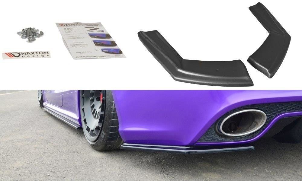 Image of Maxton Achter Bumper Lip Glanzend Zwart ABS Plastic Audi RS5 Facelift