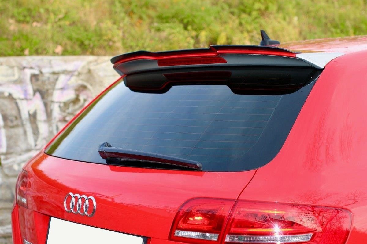 Image of Maxton Achter Spoiler Verlengstuk Glanzend Zwart ABS Plastic Audi RS3