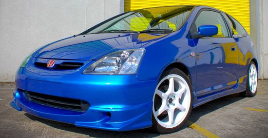 Image of SK-Import Voor Bumper Lip Mugen Style Polyester Honda Civic Pre Facelift