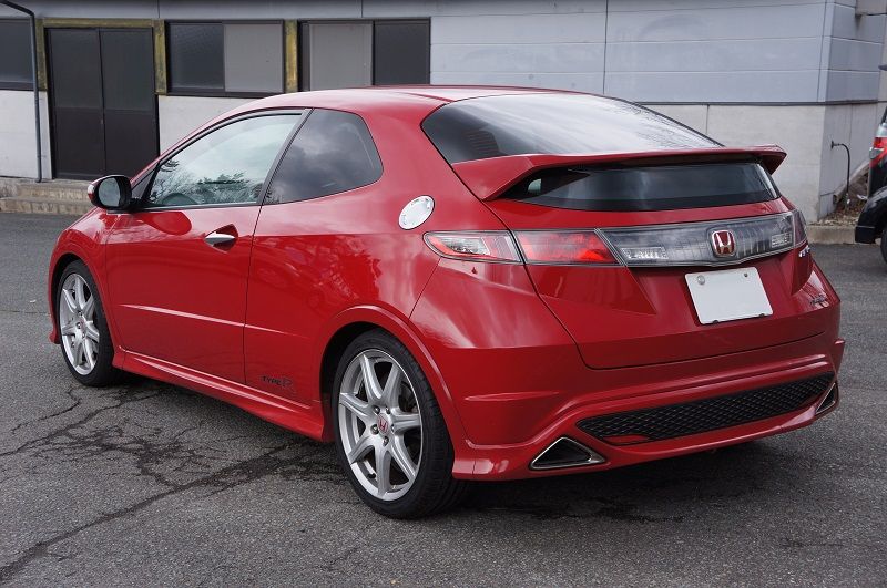 Image of SK-Import Achter Spoiler Type R Style Polyester Honda Civic
