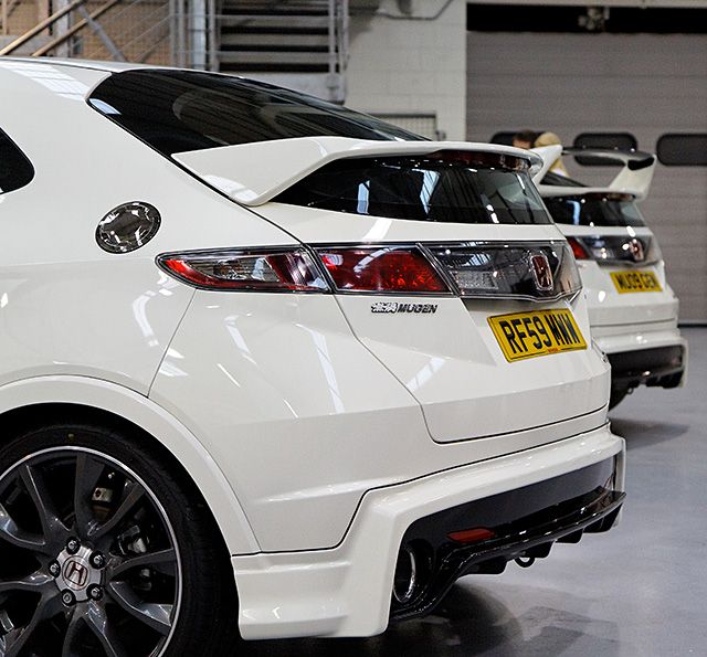 Image of SK-Import Achter Bumper Lip Mugen Style Polyester Honda Civic