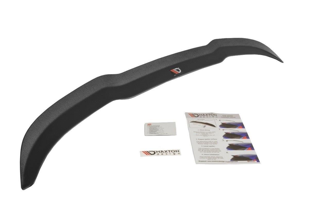 Image of Maxton Achter Spoiler Verlengstuk V1 Glanzend Zwart ABS Plastic Ford Fiesta