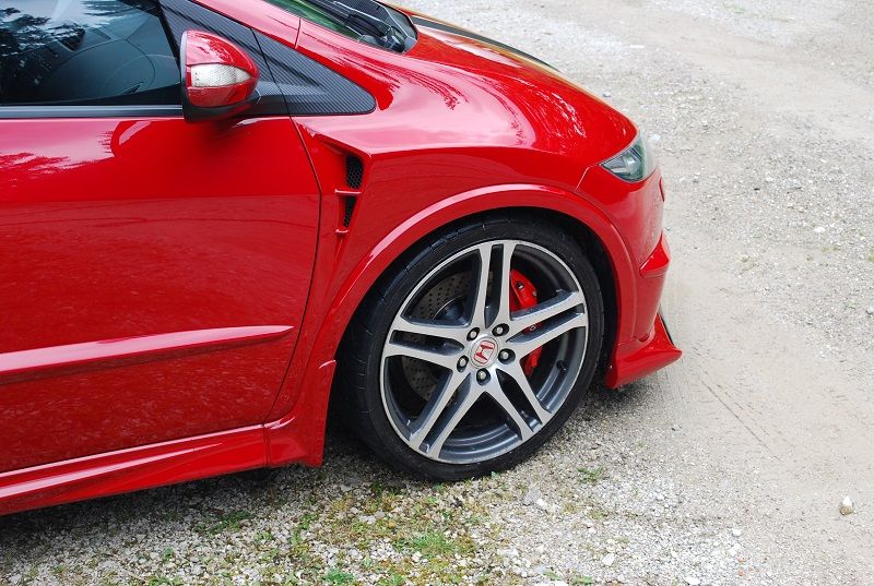 Image of ABS Dynamics Voor Scherm Mugen Style Polyester Honda Civic
