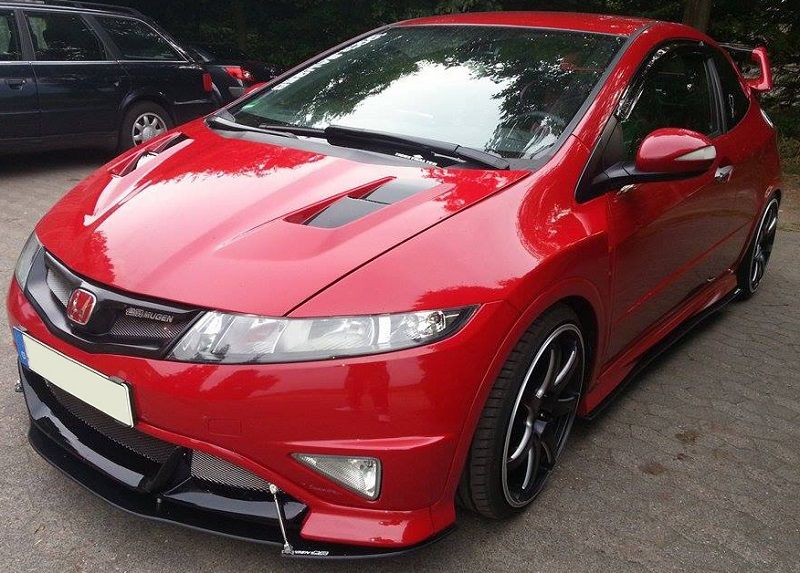 Image of SK-Import Motorkap J’s Racing Style Polyester Honda Civic