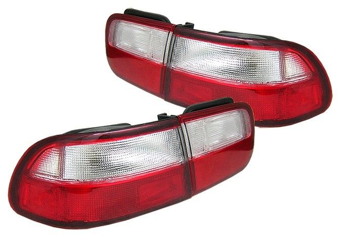 Image of Sonar Achterlichten JDM Style Rood Glas Honda Civic