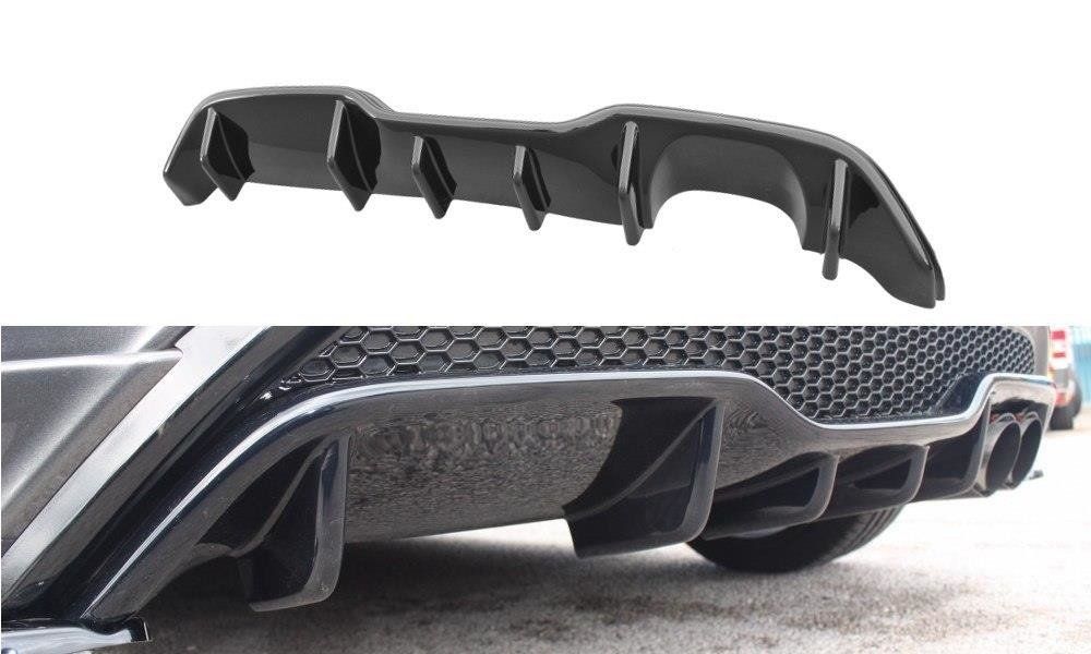 Image of Maxton Achter Diffuser Glanzend Zwart ABS Plastic Ford Fiesta Facelift