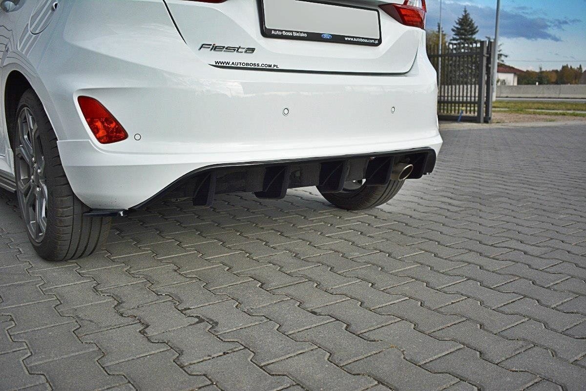 Image of Maxton Achter Diffuser Glanzend Zwart ABS Plastic Ford Fiesta