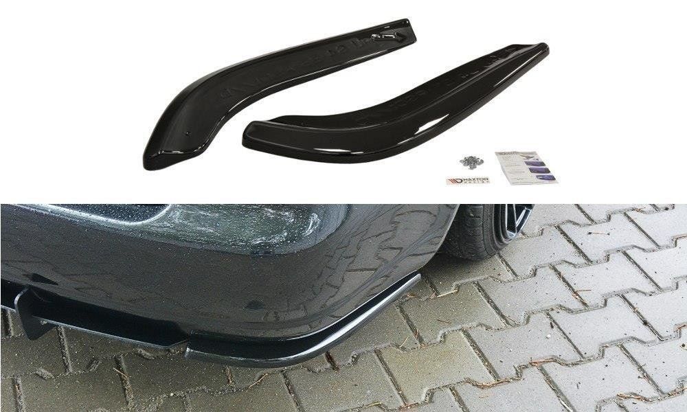 Image of Maxton Achter Bumper Lip Glanzend Zwart ABS Plastic Audi S4