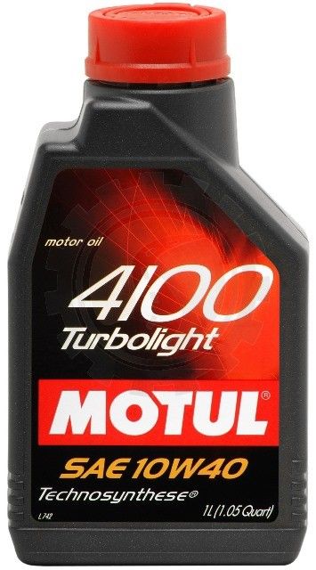 Image of Motul Motorolie 4100 Turbolight 1 Liter 10W-40 Technosynthese