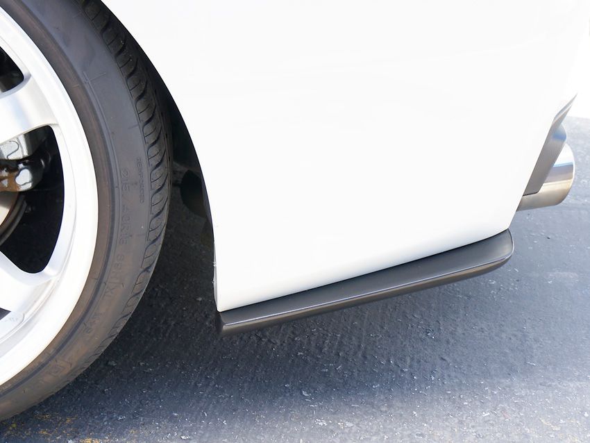 Image of PU Design Achter Bumper Lip CS Style Zwart Polyurethane Subaru Impreza