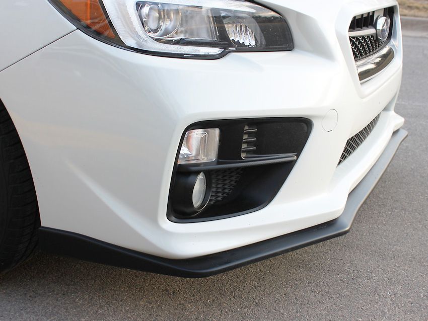 Image of PU Design Voor Bumper Lip STI Style Zwart Polyurethane Subaru Impreza