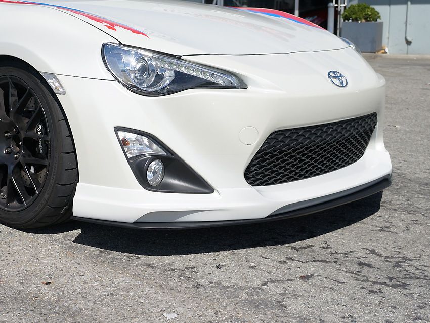 Image of PU Design Voor Bumper Lip GV Style Zwart Polyurethane Toyota GT86 Pre Facelift