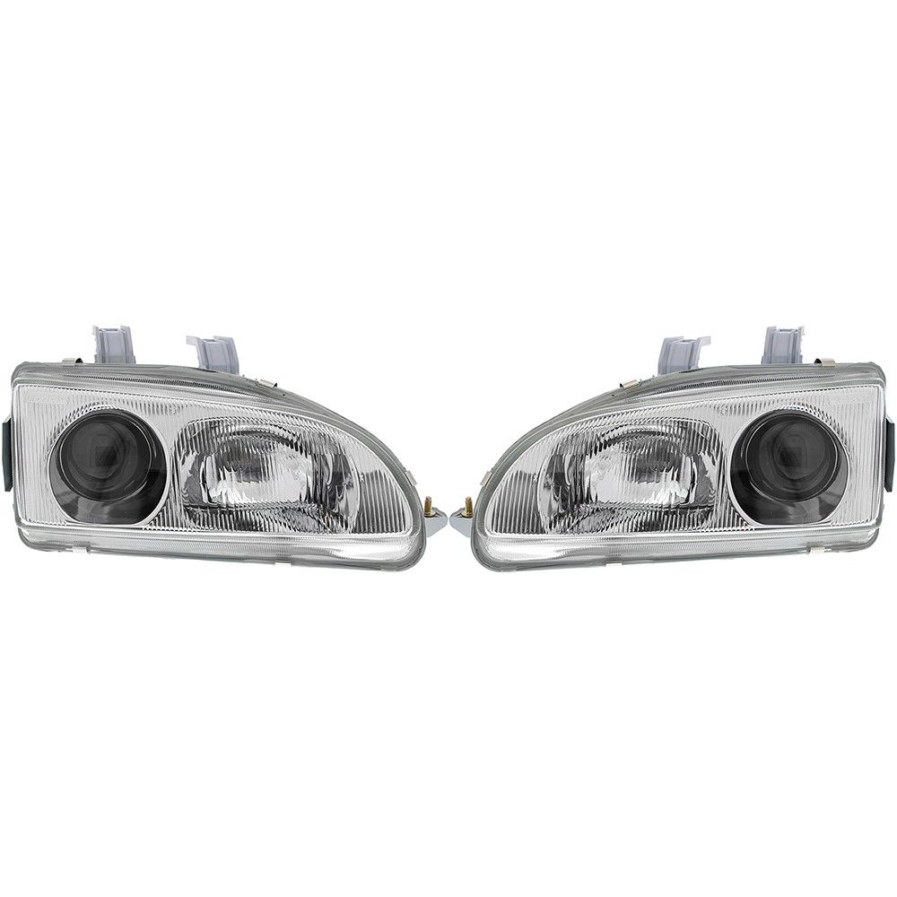 Image of Denji Koplampen DENJI Chrome Housing Honda Civic