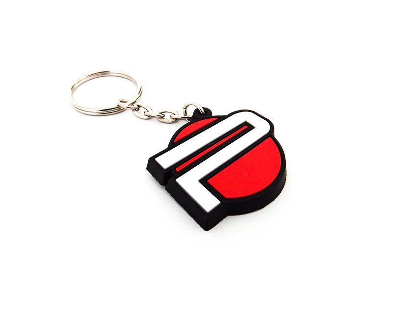 Image of Password:JDM Sleutelhanger Rubber Logo Zwart