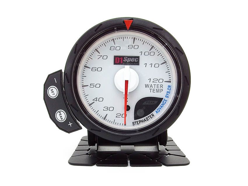 Image of D1 Spec Meter Version 2 Wit 60mm Water Temperatuur