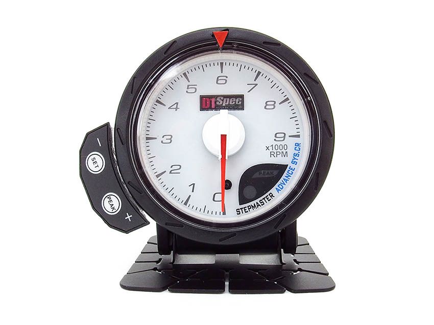 Image of D1 Spec Meter Version 2 Wit 60mm Toerenteller