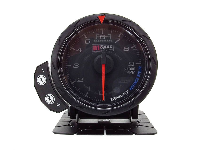 Image of D1 Spec Meter Version 2 Zwart 60mm Toerenteller