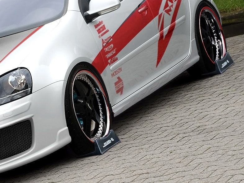 Image of Maxton Side Skirts GTI Style ABS Plastic Volkswagen Golf