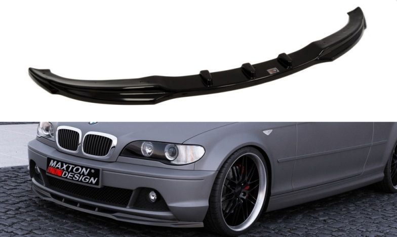 Image of Maxton Voor Bumper Lip Zwart ABS Plastic BMW 3-serie LCI