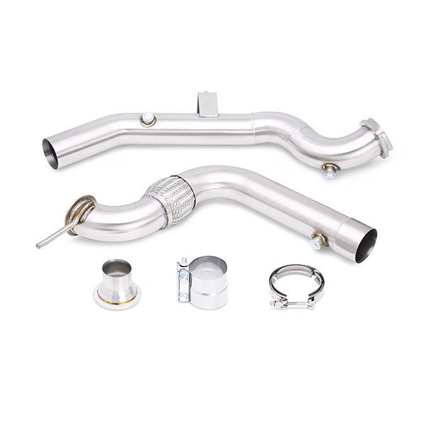 Image of Mishimoto Downpipe 76mm Roestvrij Staal Ford Mustang