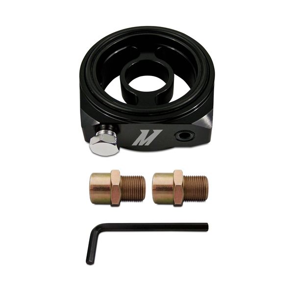 Mishimoto Oliekoeler Adapter M20x1.5 & 3/4-16 UNF Zwart Aluminium