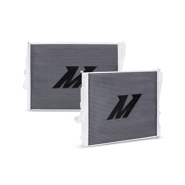 Image of Mishimoto Radiateur Performance Manual Zilver Aluminium BMW 3-serie