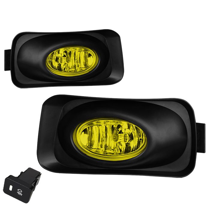 Image of SK-Import Mistlampen Black Housing Geel Glas Honda Accord,Accord Aero Deck