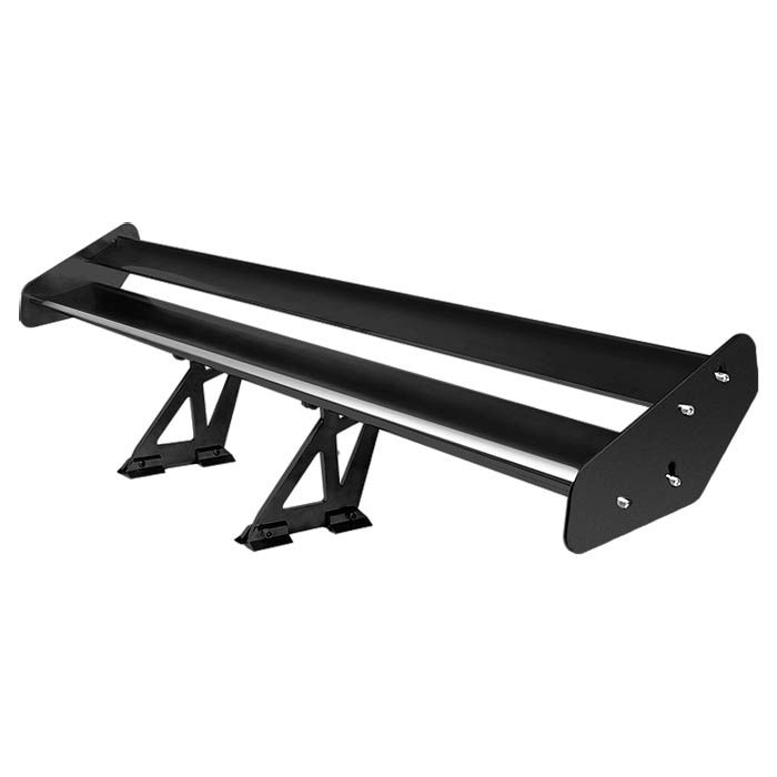 Image of SK-Import Achter Spoiler GT Style Double Deck Zwart Aluminium