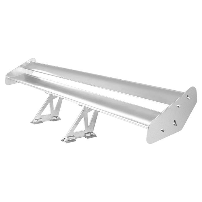 Image of SK-Import Achter Spoiler GT Style Double Deck Zilver Aluminium