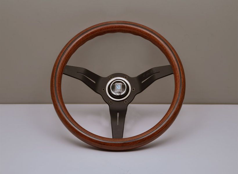 Image of Nardi Stuur Deep Dish Zwart 330mm Hout