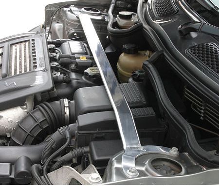 Image of M2 Motorsport Voor Veerpootbrug Gepolijst Aluminium Mini Cooper Mini