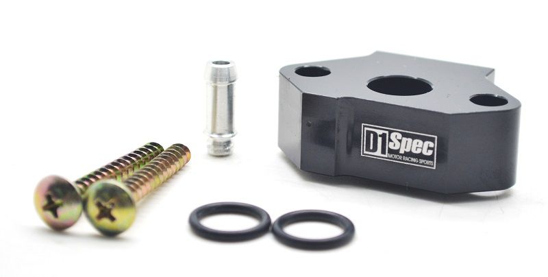 Image of D1 Spec Meter Adapter Zwart Boost Druk Meter Sensor Staal Audi,Seat,Volkswagen