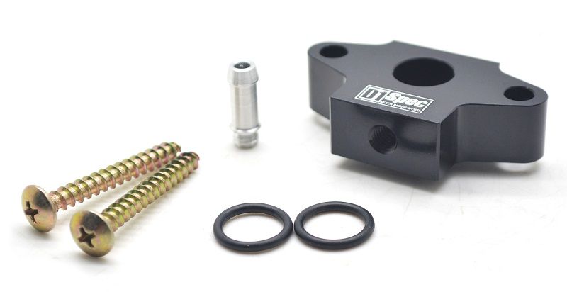 Image of D1 Spec Meter Adapter Zwart Boost Druk Meter Sensor Staal BMW 2-serie,3-serie,5-serie