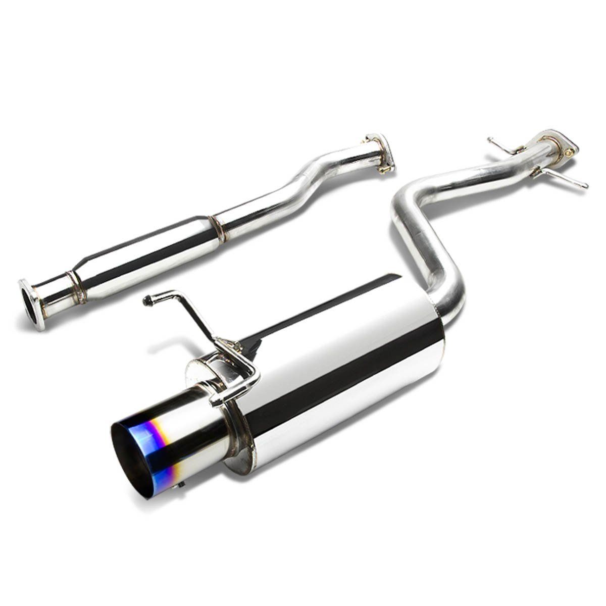 Image of SK-Import Cat-back Uitlaatsysteem Dubbelwandige Tip 61mm Roestvrij Staal Lexus IS