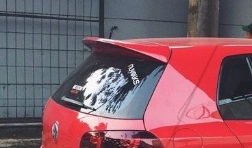 Image of M2 Motorsport Achter Spoiler ABT Style ABS Plastic Volkswagen Golf