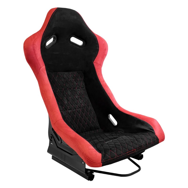 Image of SK-Import Kuipstoel LV Zwart - Rood Fiberglass