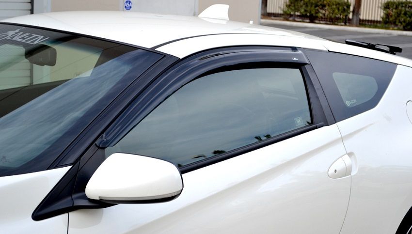Image of SK-Import Voor Zijwindscherm Plak 3-Deurs Smoke Kunststof Honda CR-Z