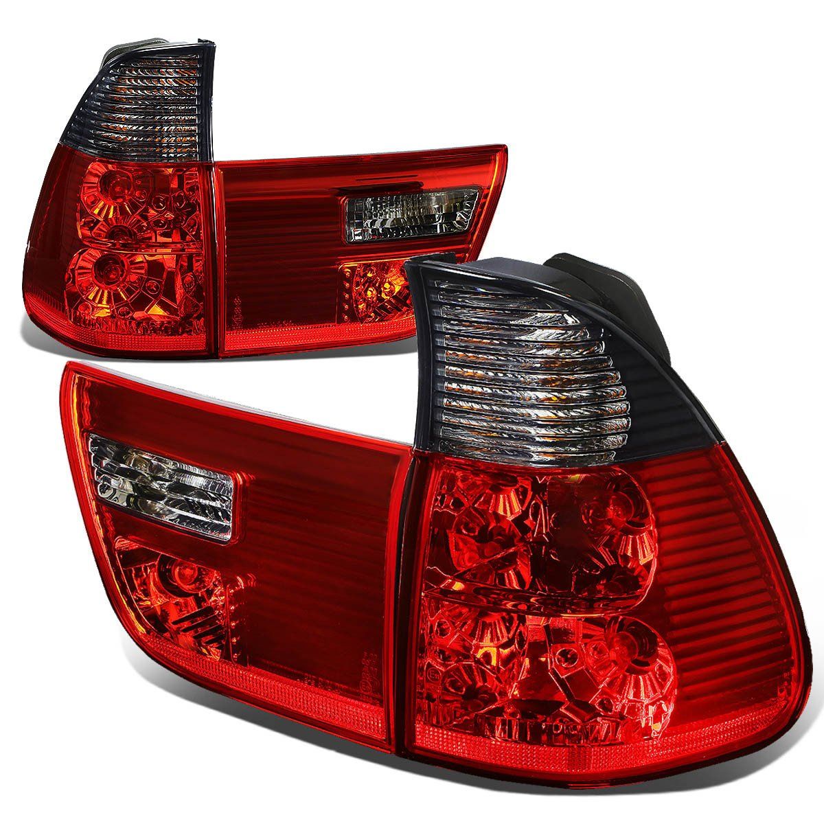 Image of SK-Import Achterlicht Rood Glas Smoke Glas BMW X5 Pre LCI