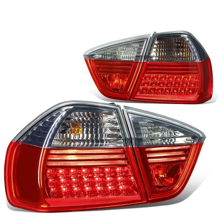 Image of SK-Import Achterlicht LED Rood Glas Smoke Glas BMW 3-serie Pre Facelift