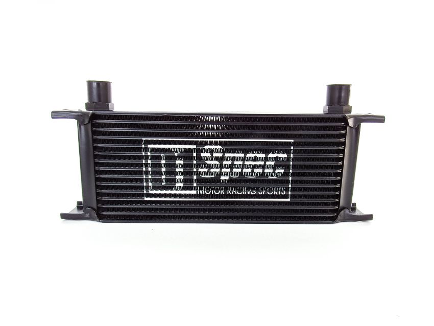 Image of D1 Spec Oliekoeler Zwart 15 Rijen Aluminium
