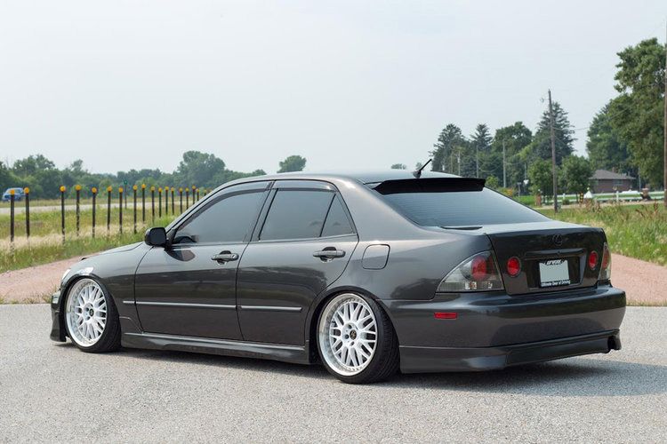 Image of SK-Import Voor en Achter Zijwindscherm Plak 4-Deurs Smoke Kunststof Lexus IS