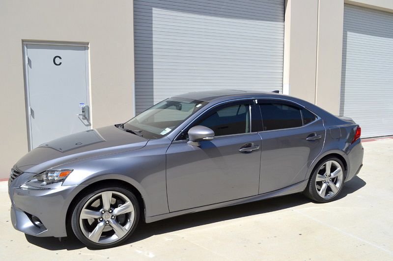 Image of SK-Import Voor en Achter Zijwindscherm Plak 4-Deurs Smoke Kunststof Lexus IS