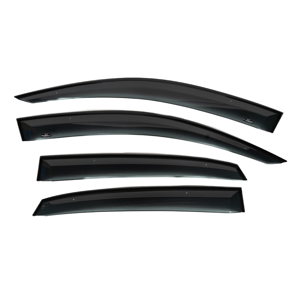 Image of SK-Import Voor en Achter Zijwindscherm Plak 5-Deurs Smoke Kunststof Honda Civic