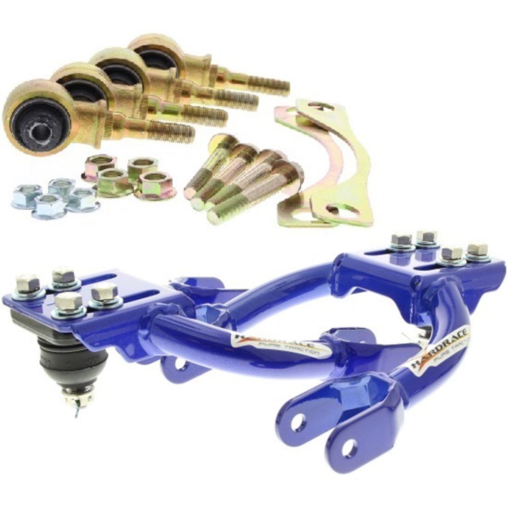 Image of Hardrace Voor Camber Kit Gelagerde Bussen Blauw Honda Civic,Del Sol,Integra
